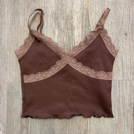 Brown H&M Tank Top, XS