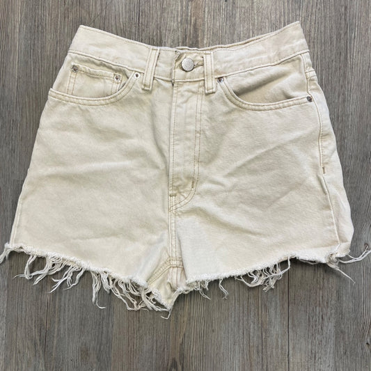 Tan BDG Denim Shorts, 26 Waist