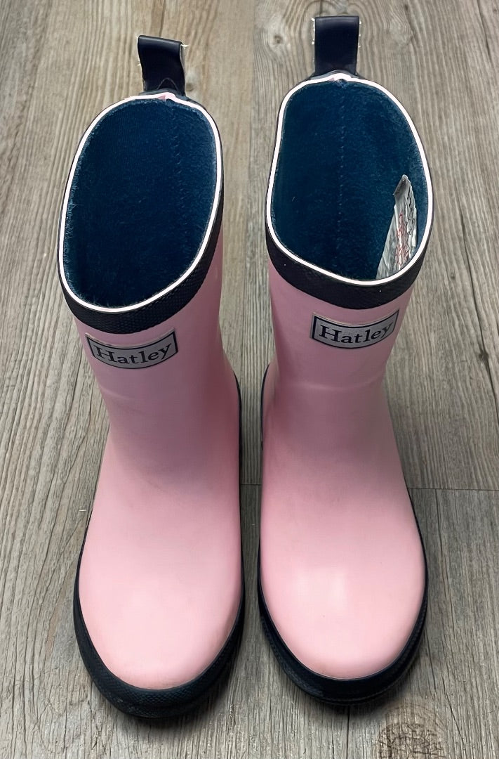 Pink Hatley Rain Boots, 10T