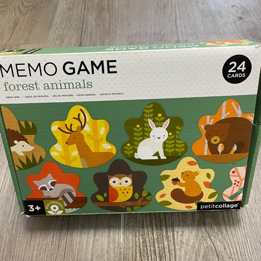 Multi Colour Petit Collage Memo Game, 3Y+