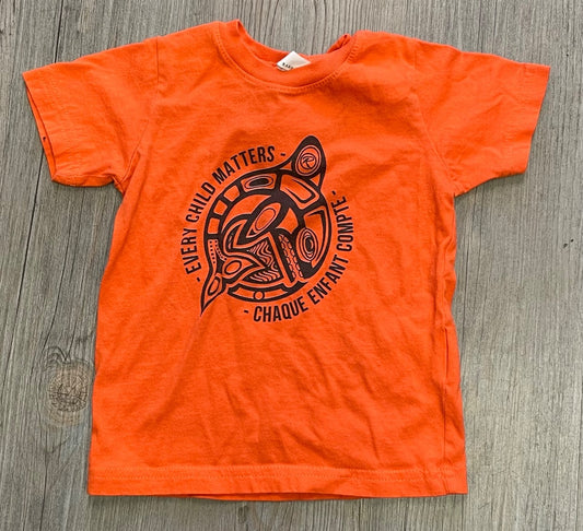 Orange Rabbit Skins Tee Every Child Matters, 2Y