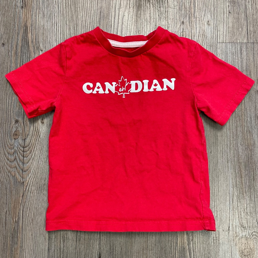 Red  Canada T-Shirt, 4Y