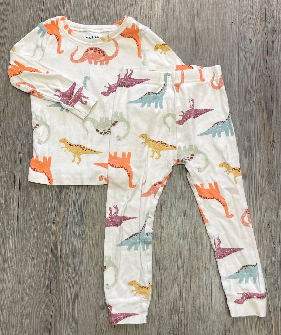 Old Navy Pj Set Dinosaur 3Y