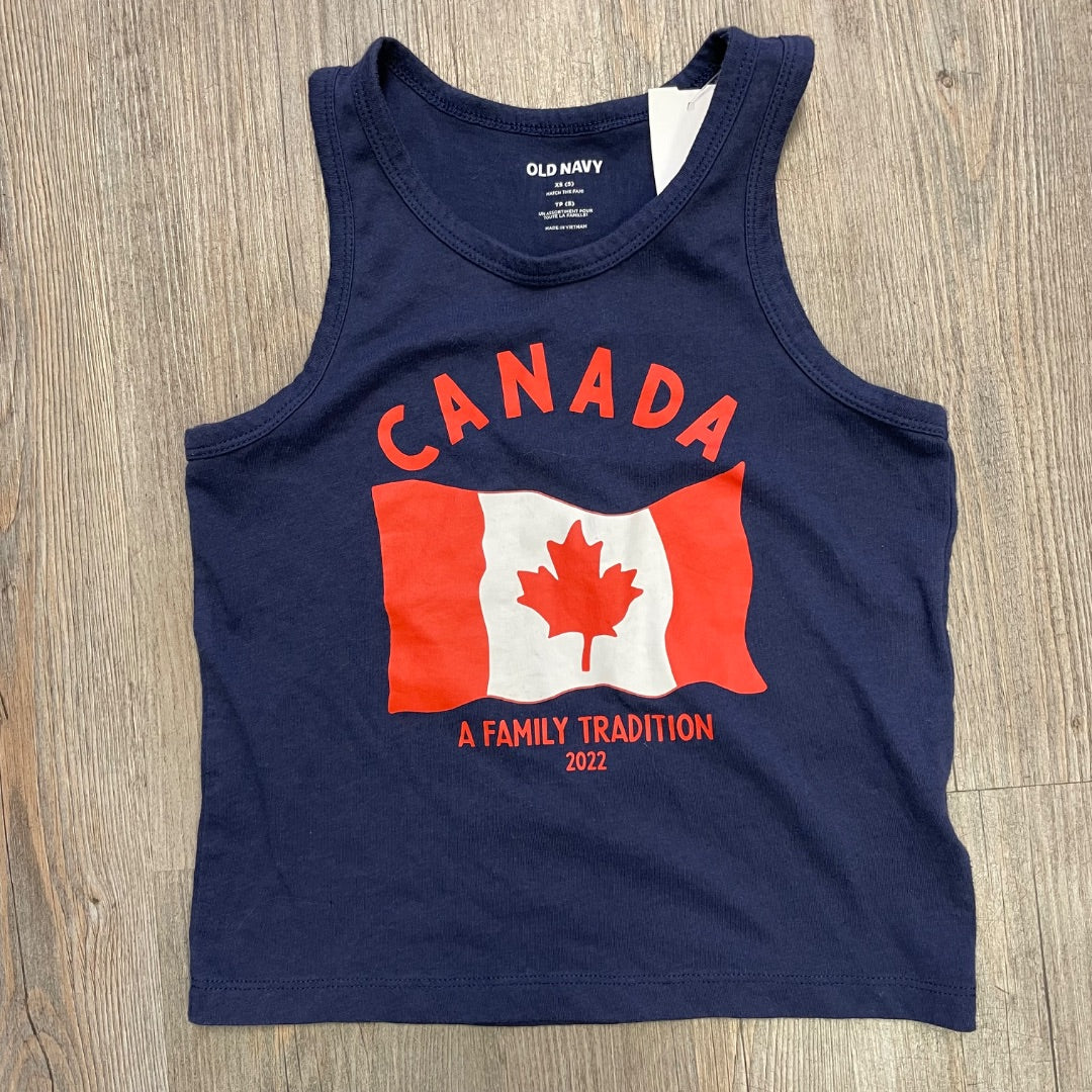 Navy Canada Print Old Navy Tank Top, 5Y