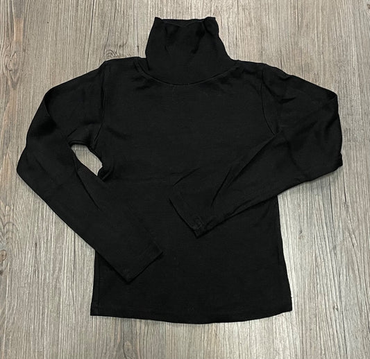 Black David Charles LS Turtleneck, 5Y
