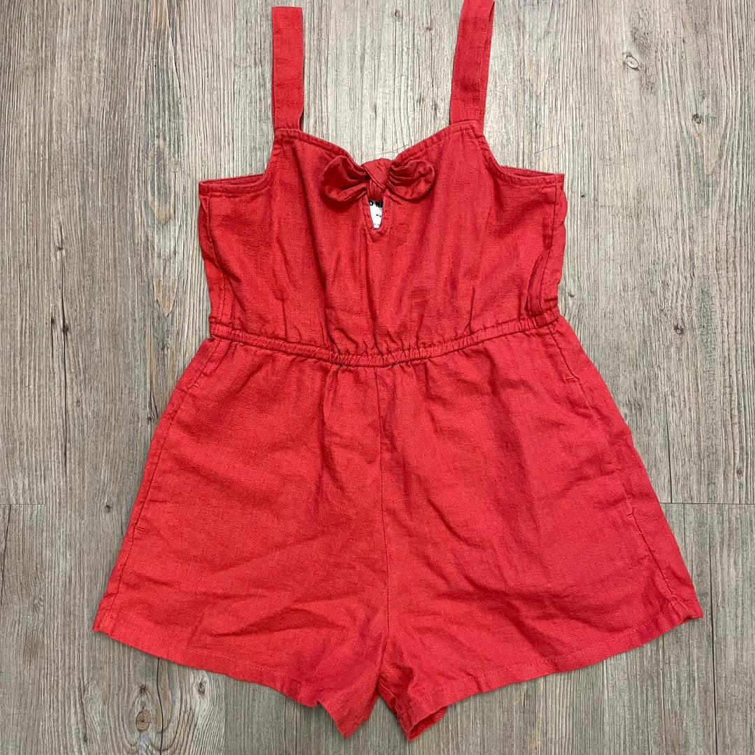 Rust Old Navy Romper, 8Y