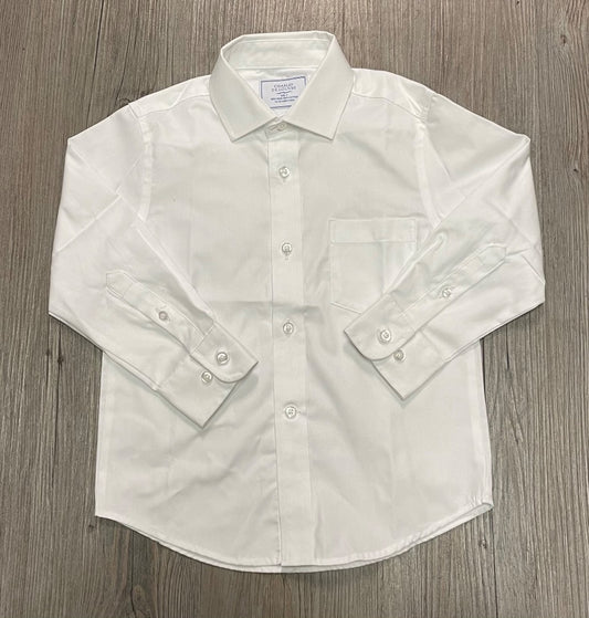 White Charles De Louvre LS Shirt, 4Y