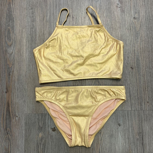 Gold Crewcuts 2PC Bathing Suit, 10Y