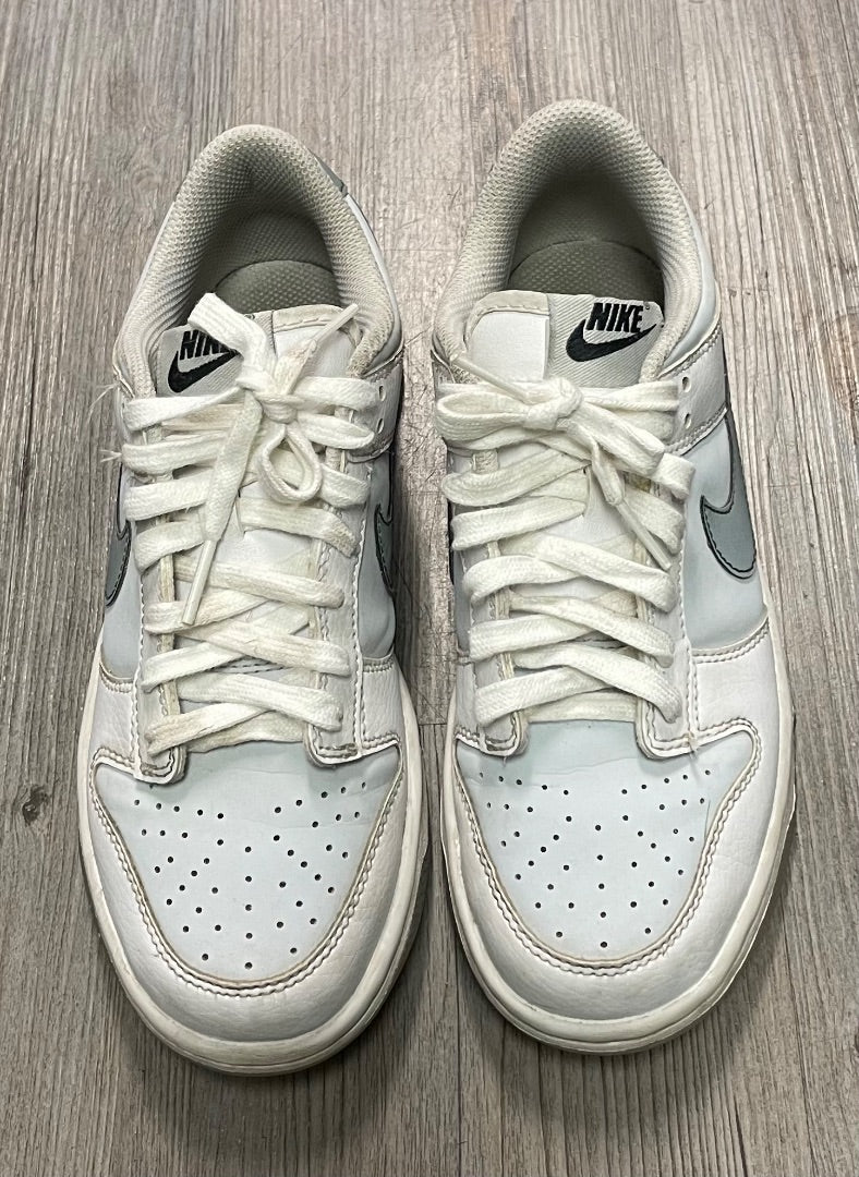 White Nike Lace up Shoes, 3.5Y