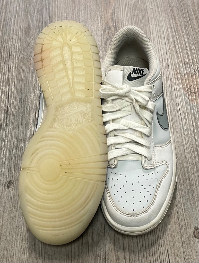 White Nike Lace up Shoes, 3.5Y