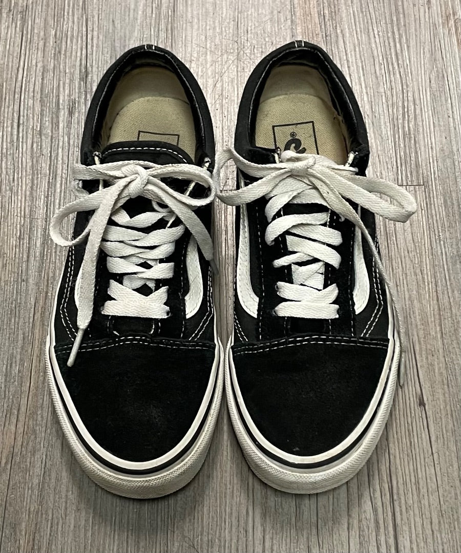 Black Vans Suede Lace Up, 4.5M - 6W