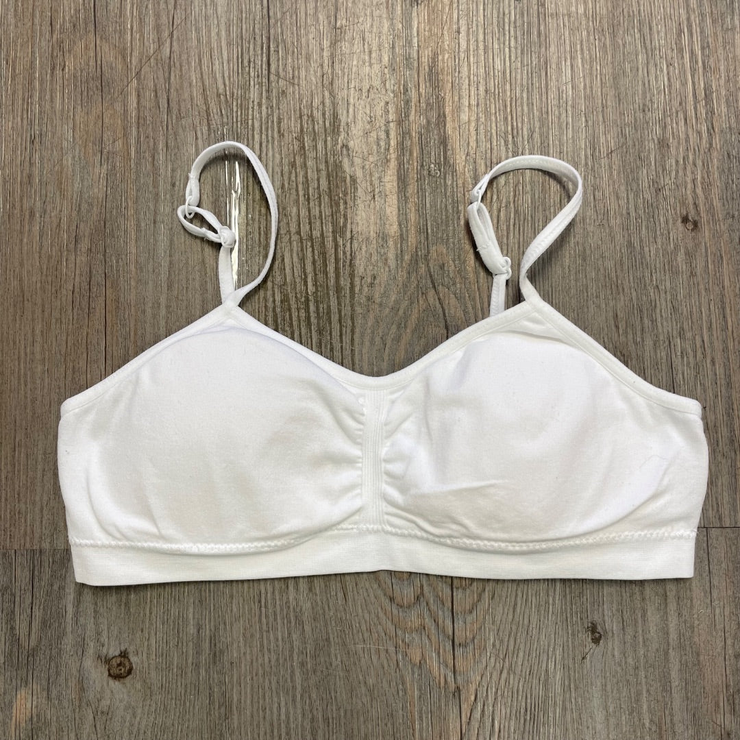 White  Bralette, 7-8Y
