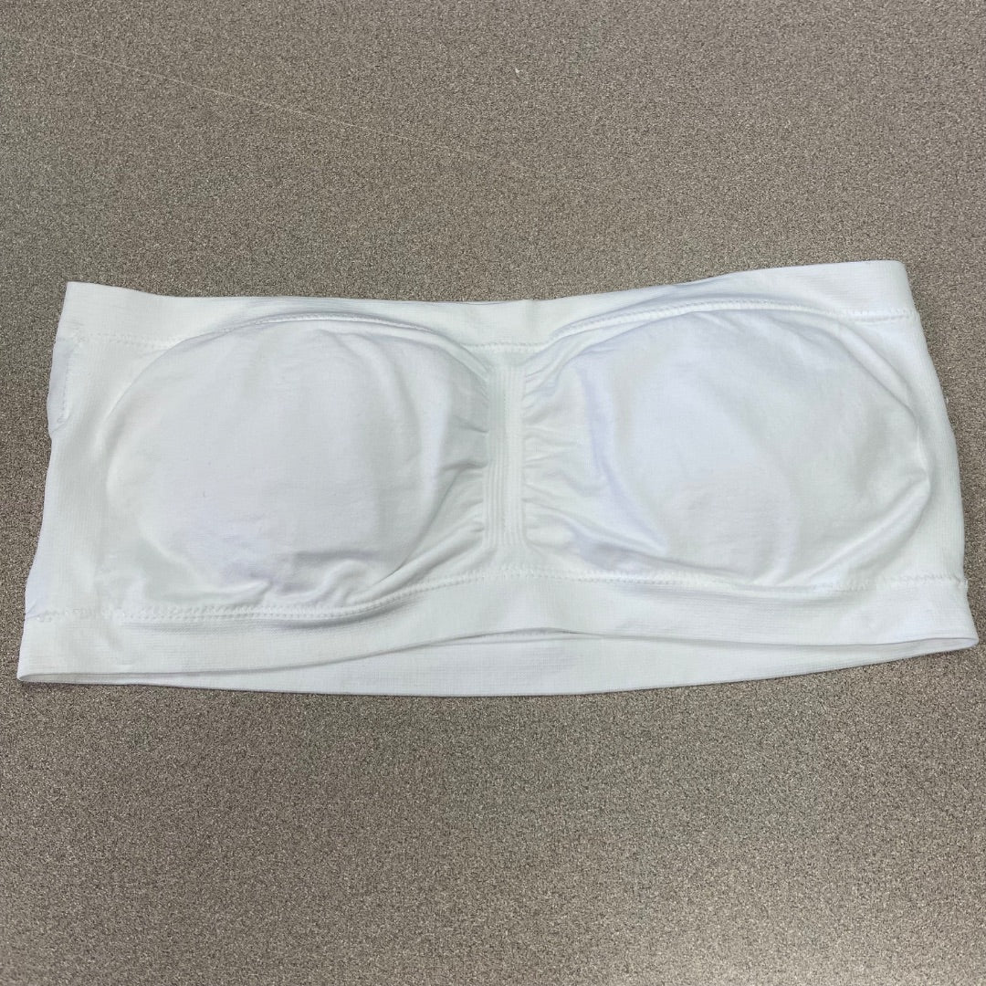 White  Strapless Bralette, 10Y