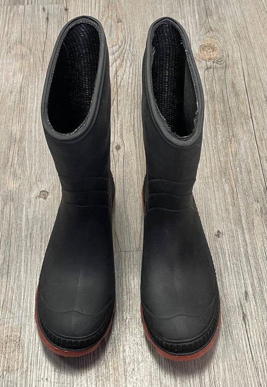 Black  Rain Boots, 3Y