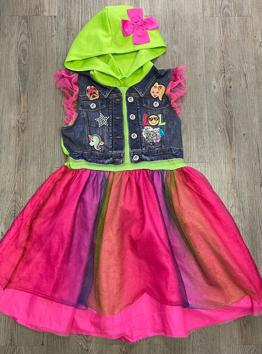 Multi Colour Nickelodeon LOL Hooded Dress, 10-12Y