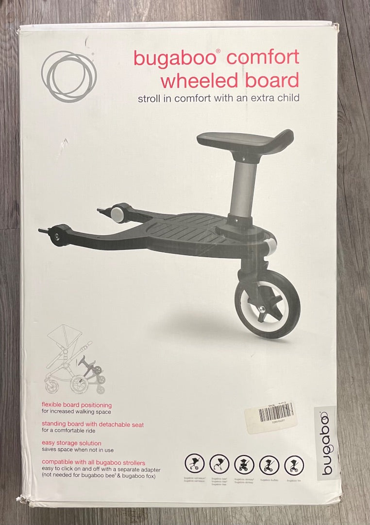 Black Bugaboo Comfort Wheeler Board, NEW IN A BOX