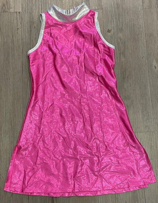 Pink On The dance Floor Short Sleeves Dress, 10Y