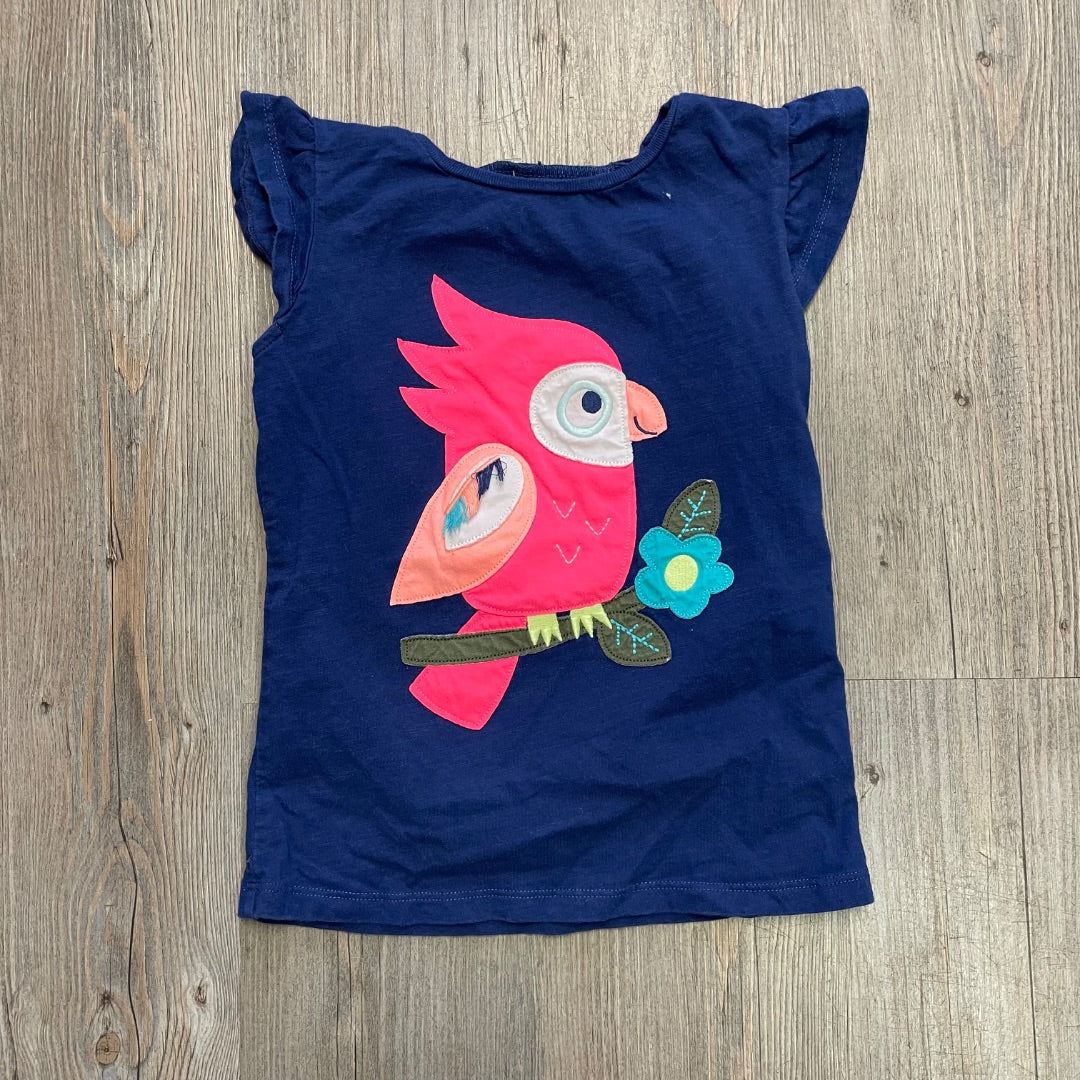 Navy Bird Print Carters Tank Top, 6Y