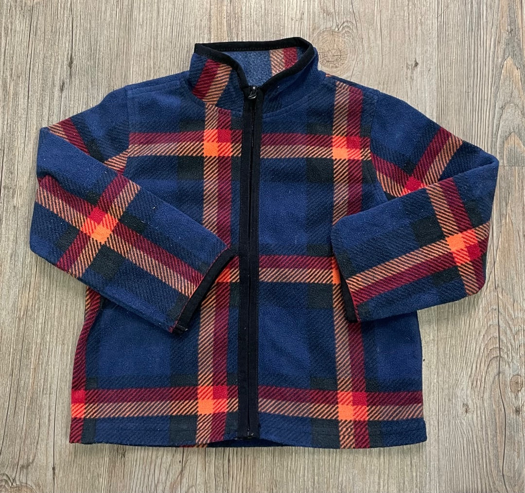 Multi Colour Oshkosh Zip Fleece Sweater, 24M