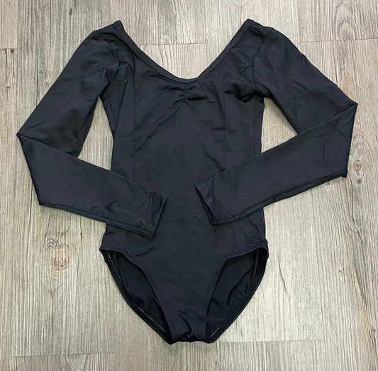 Black Ainslie LS Leotard, 10Y