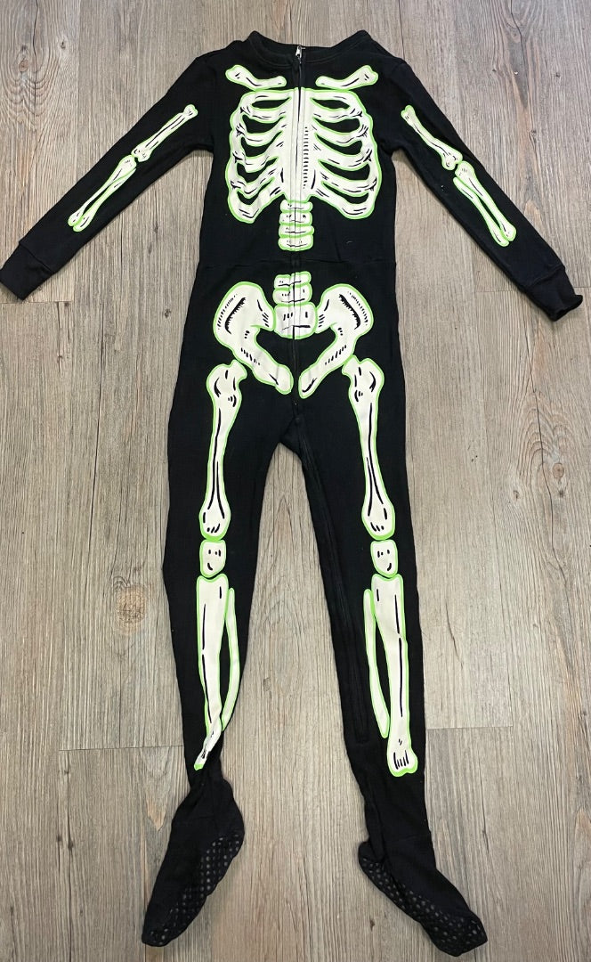 Black Black PJ Skeleton, 4Y