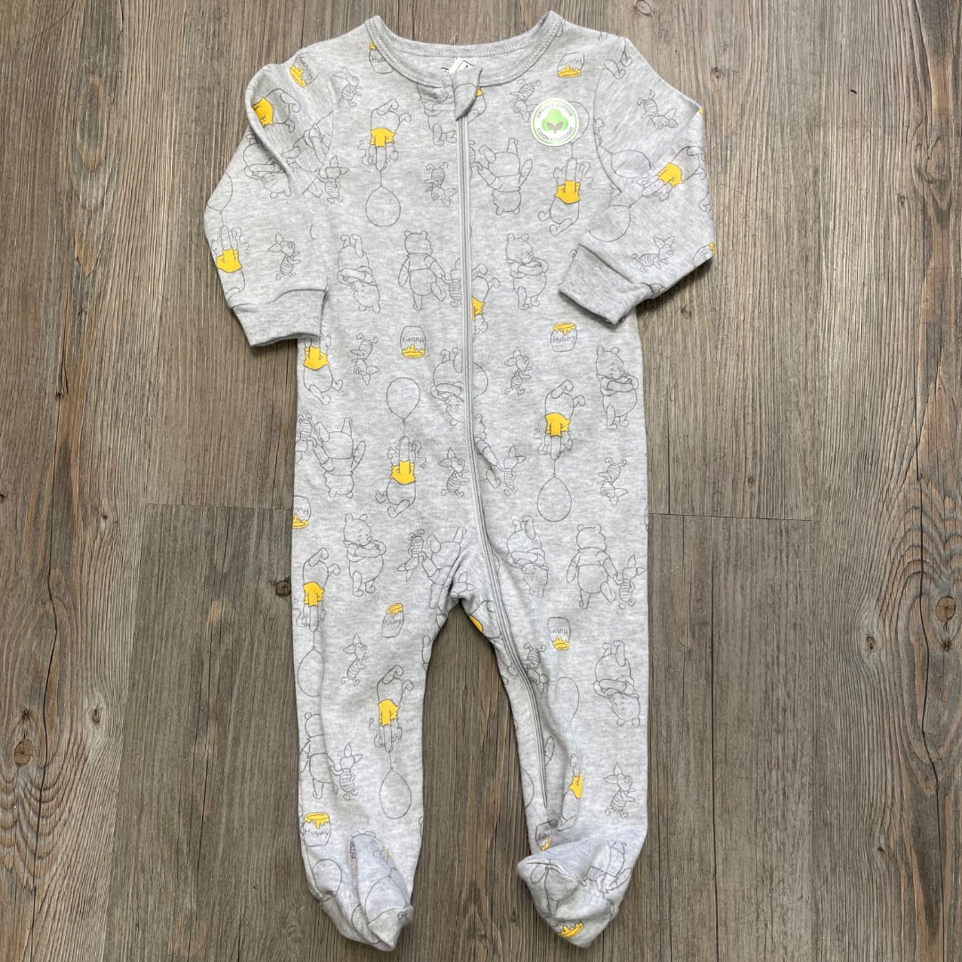 Grey Disney Baby Organic Pj Onesie, 6-12M