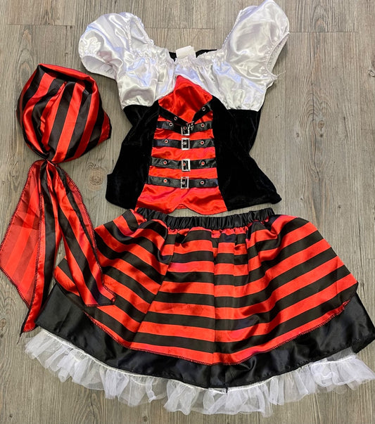 Red/Blk/White DSPlay Pirate, 10-12Y
