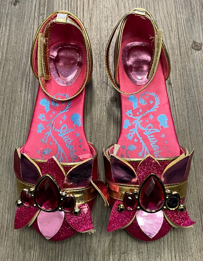 Pink  Princess Aurora Shoes, 13-1Y