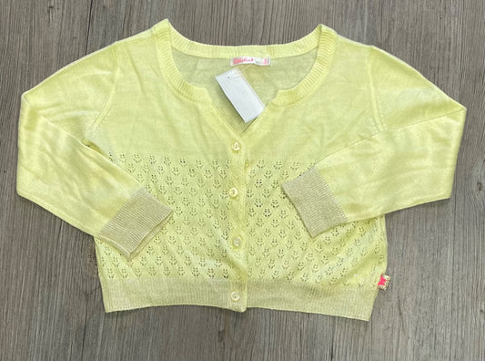 Yellow Billyblush Knit Cardigan, 2Y