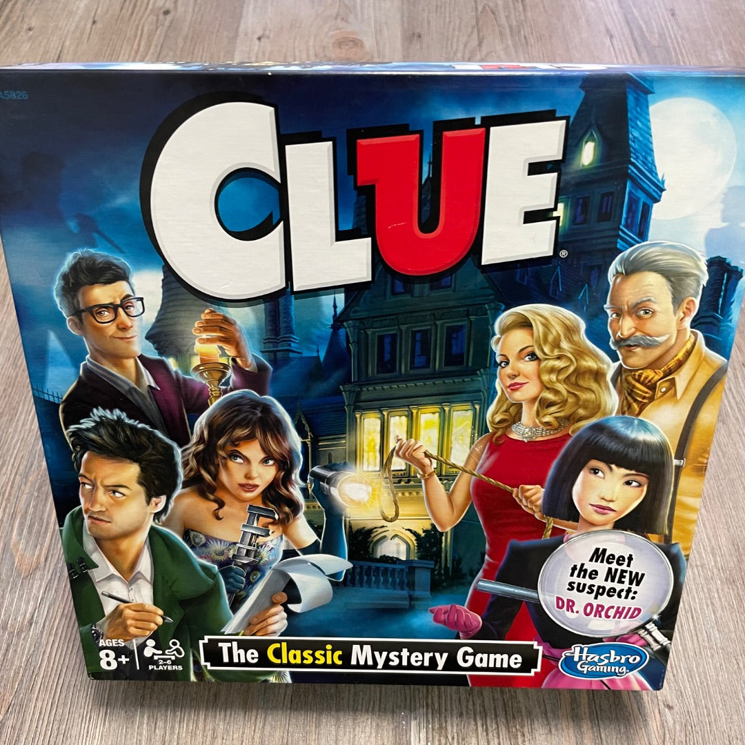 Multi Colour Hasbro Pre -owned Clue game, 8Y+
