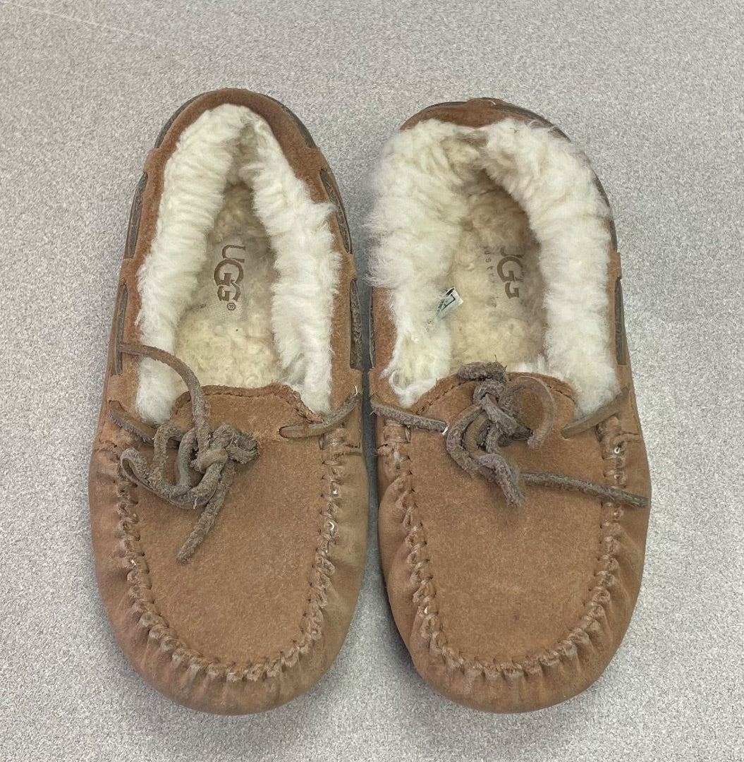 Brown UGG Ugg Moccassin, 12Y