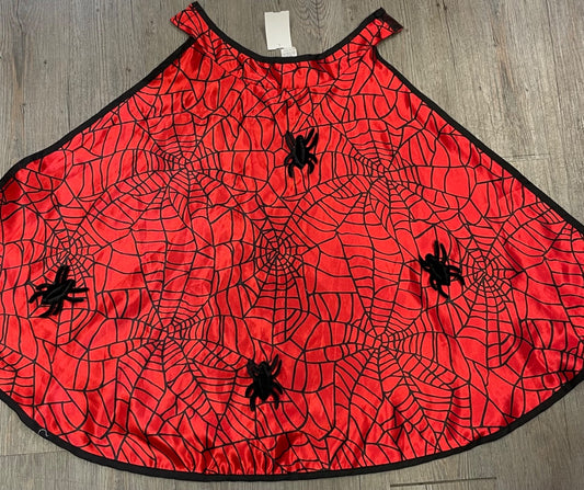 Red/Black Creative Creation Reversible Cape, 5-6Y