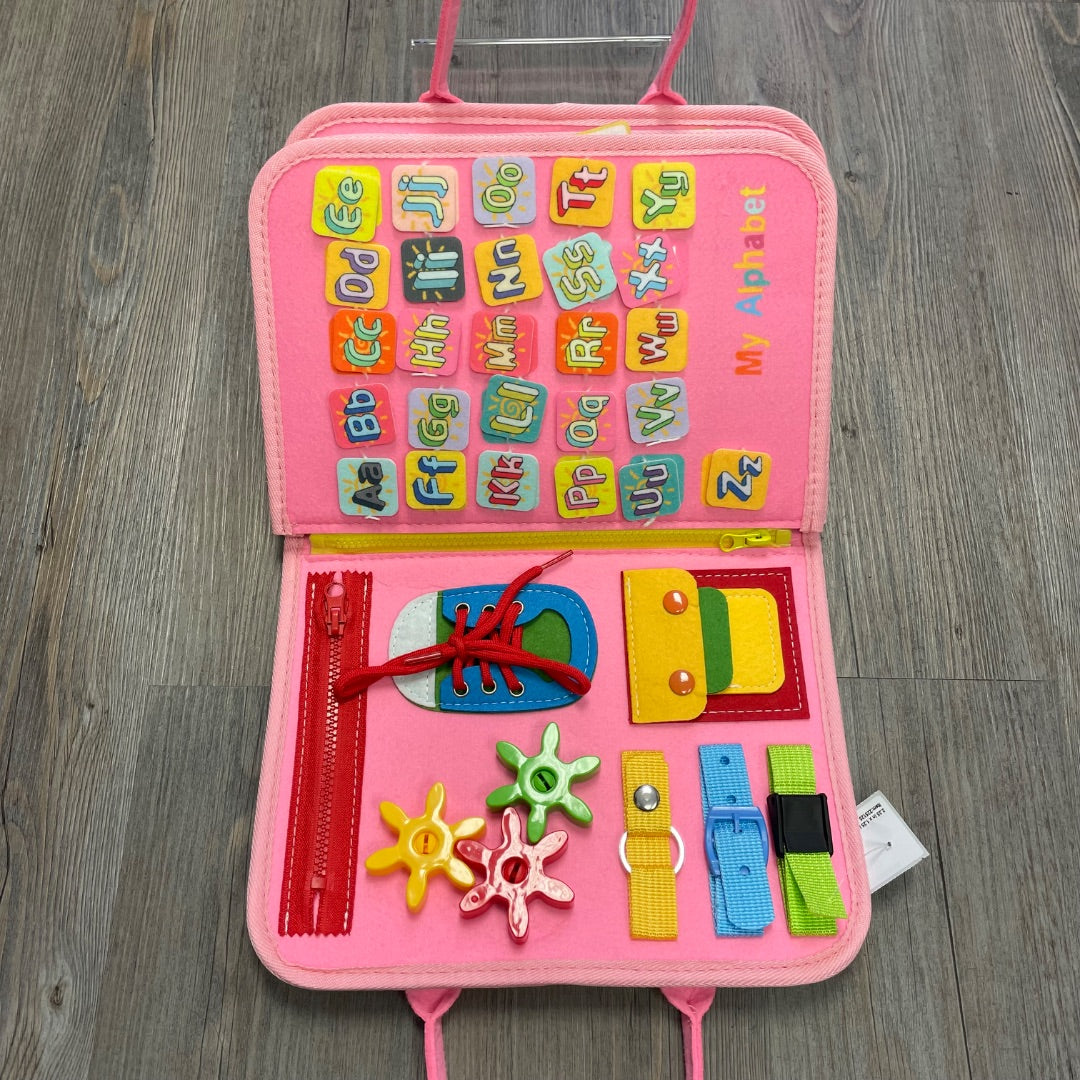 Pink  Felt Activity Book
