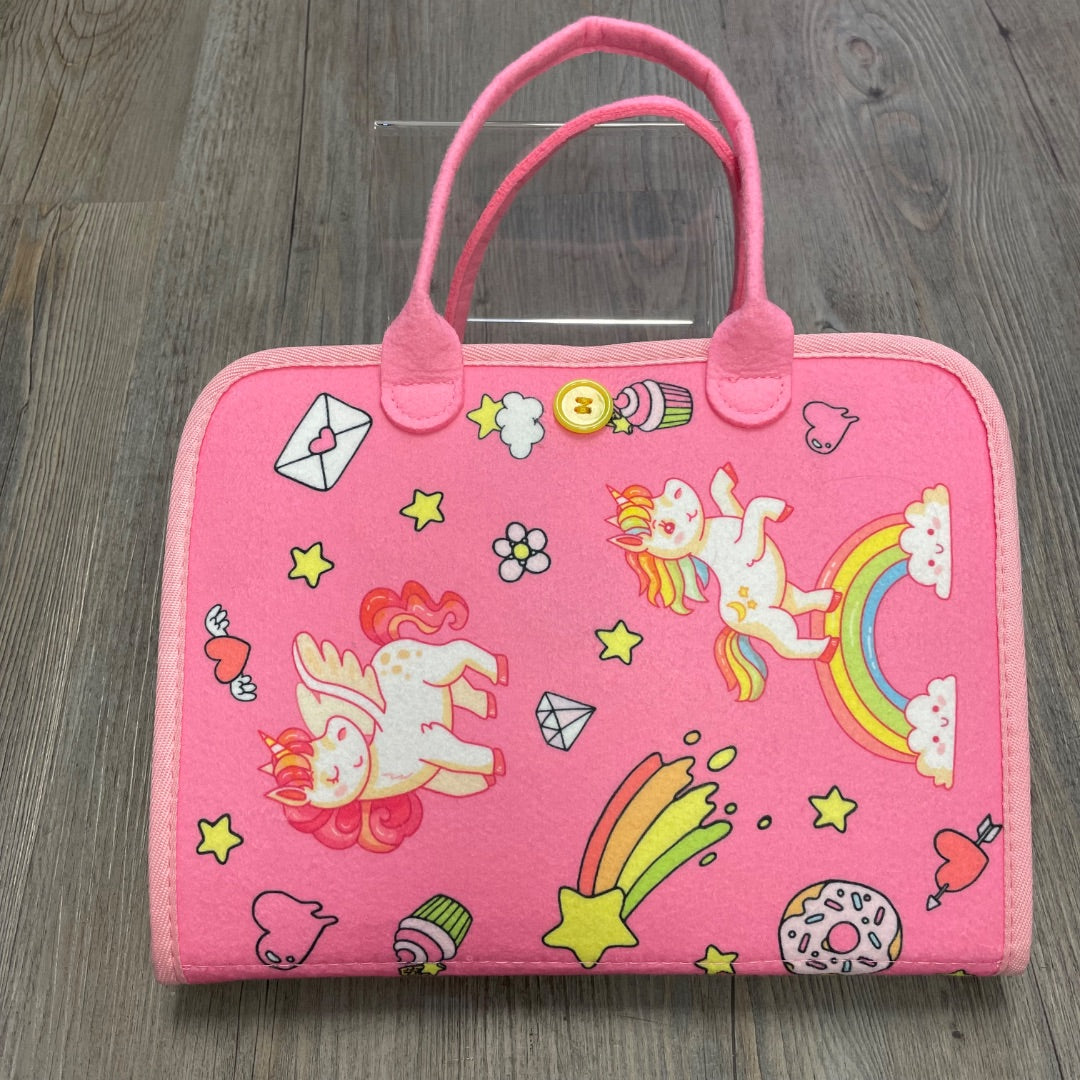 Pink  Felt Activity Book