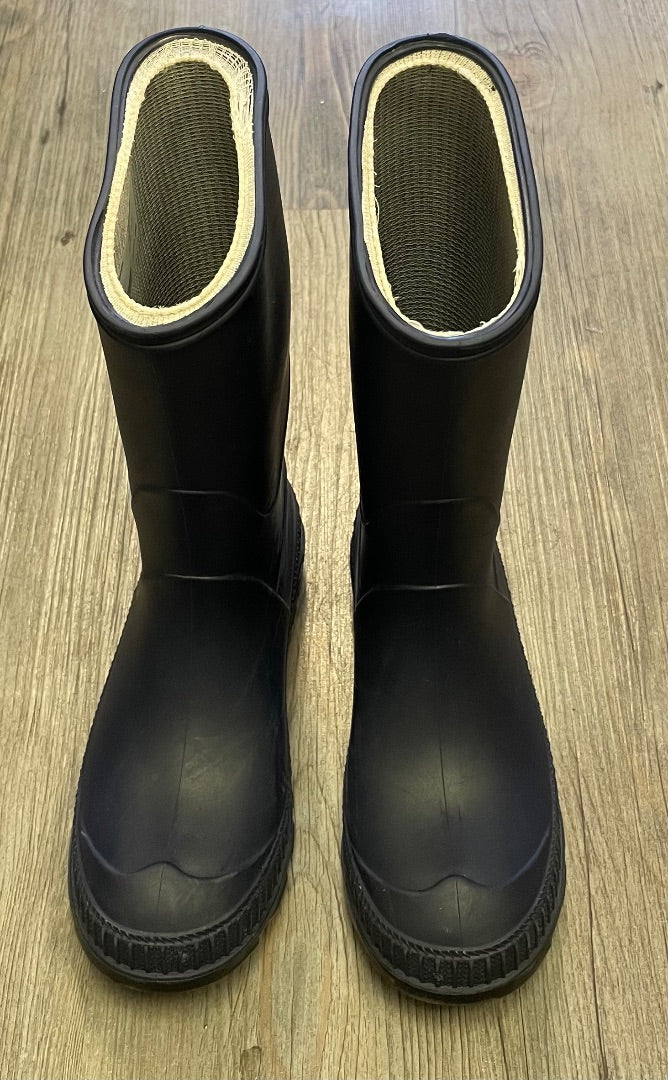 Navy Kamik Rain Boots, 13Y