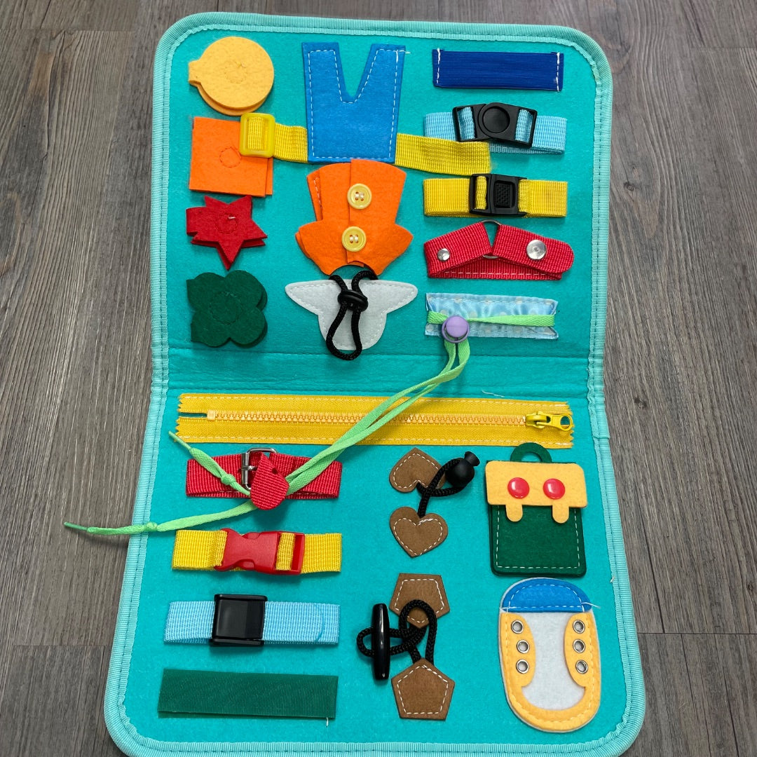 Blue  Felt Activity Book