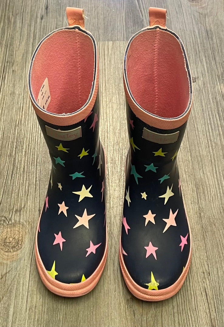 Multi Colour Hatley Rain Boots, 12Y