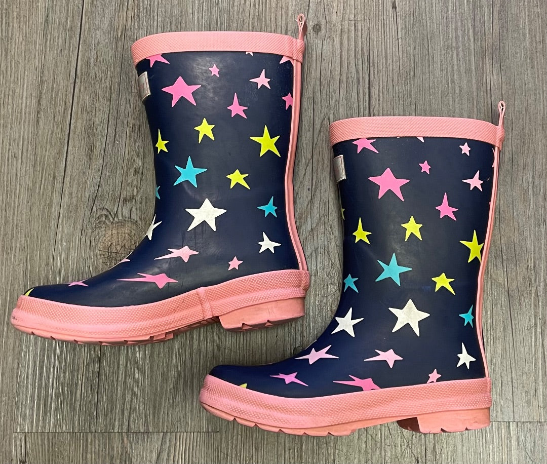 Multi Colour Hatley Rain Boots, 12Y