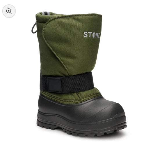 Cypress Green Stonz Trek Winter Boots, 12