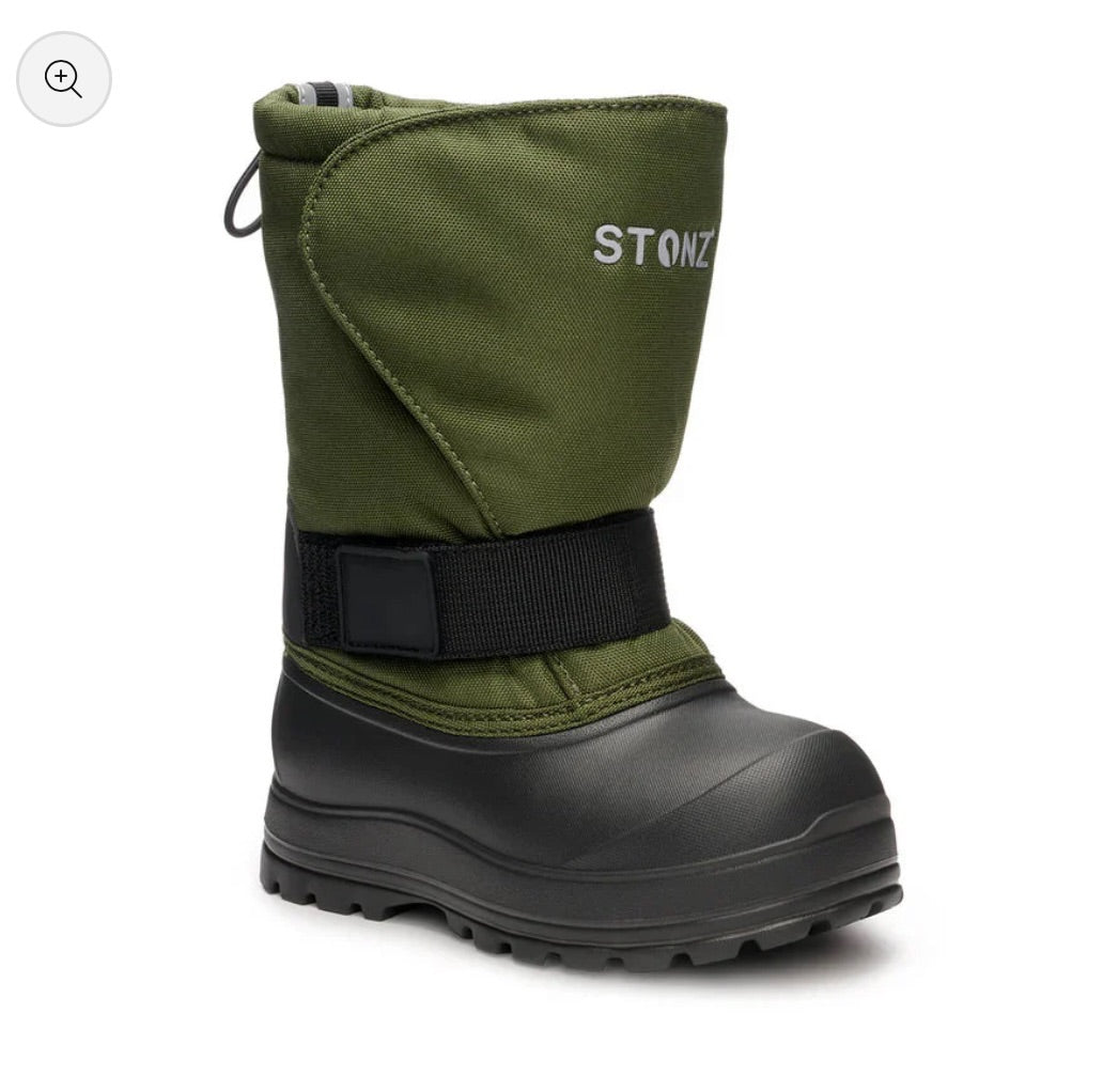 Cypress Green Stonz Trek Winter Boots, 10