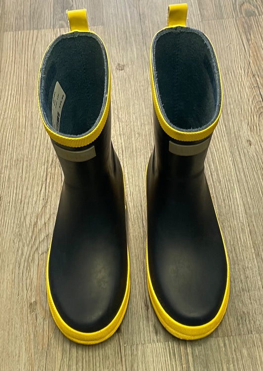 Navy Hatley Rain Boots, 13Y