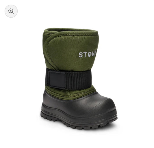 Cypress Green Stonz Trek Toddler Winter Boots, 9