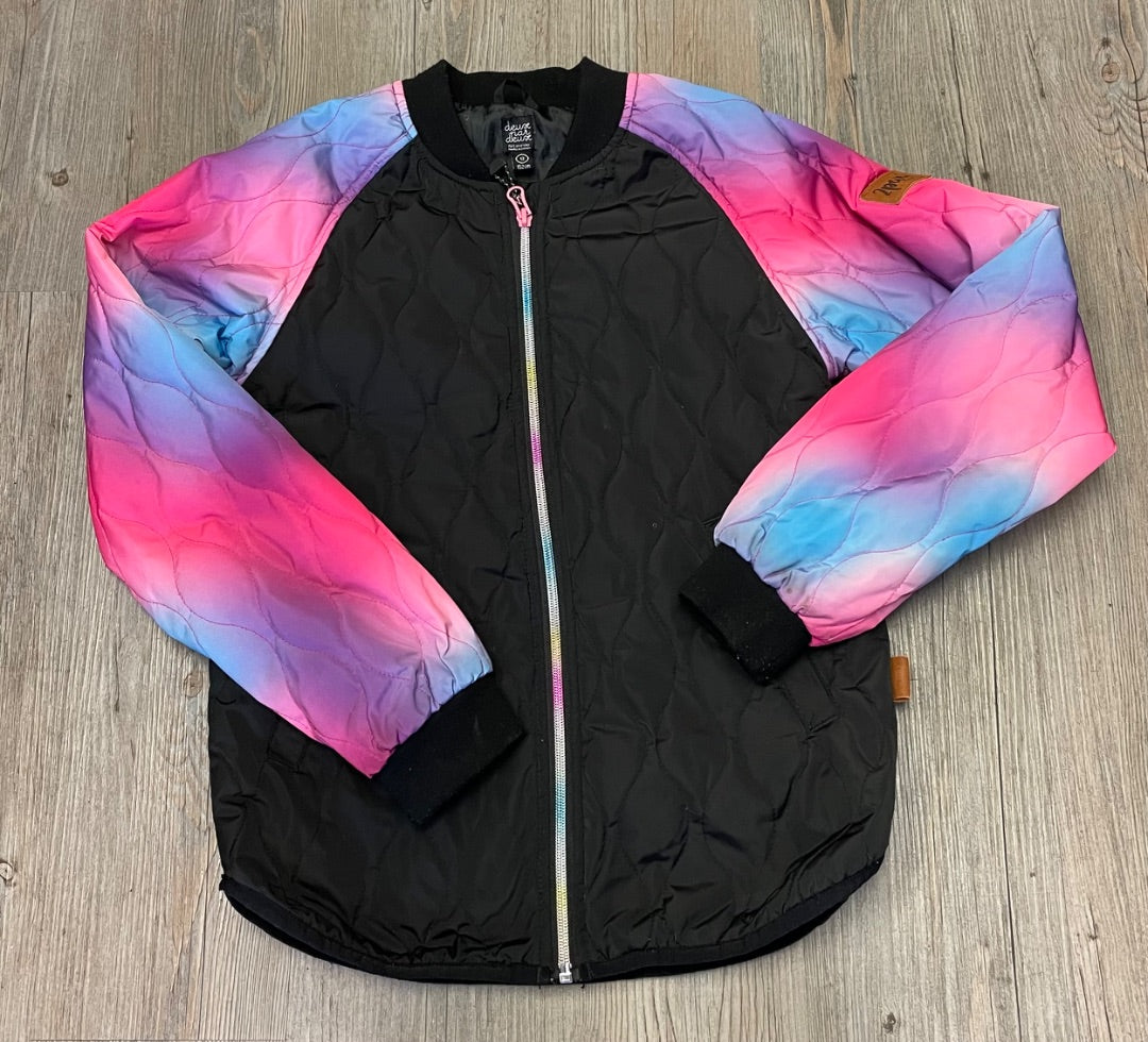 Multi Colour Deux Par Deux Puffer Jacket, 12Y