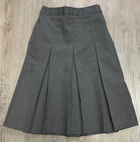 Grey  School Uniform Skirt, 7-8Y