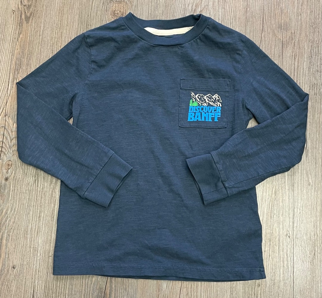 Navy Joe Fresh LS Tee, 6Y