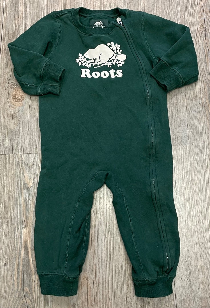 Green Roots Romper, 18-24M