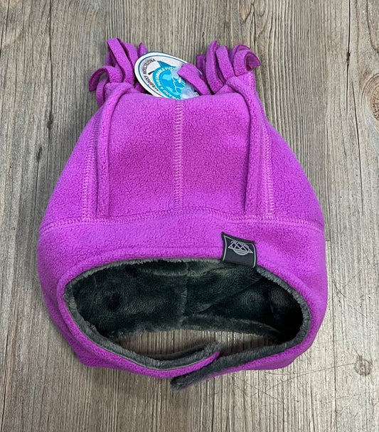 Plum CaliKids Fleece Windproof Tassle Hat, 9-18M