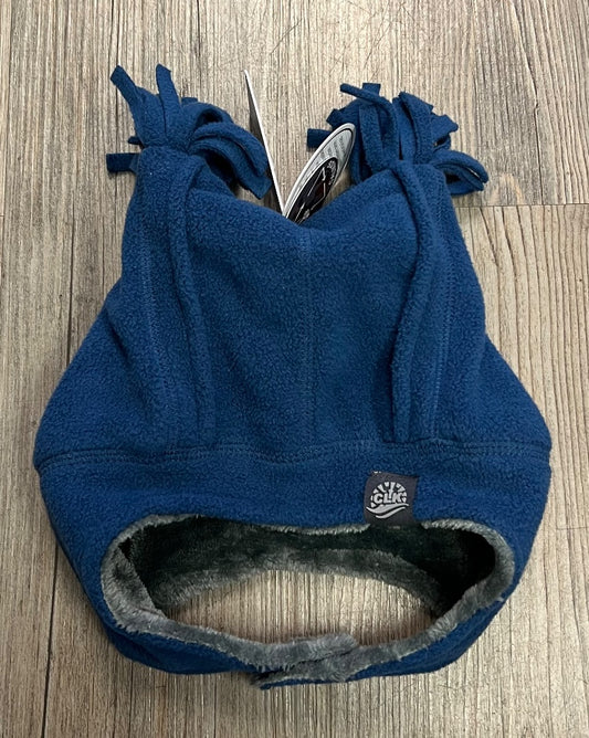 Denim Blue CaliKids Fleece Windproof Tassle Hat, 18M-3Y