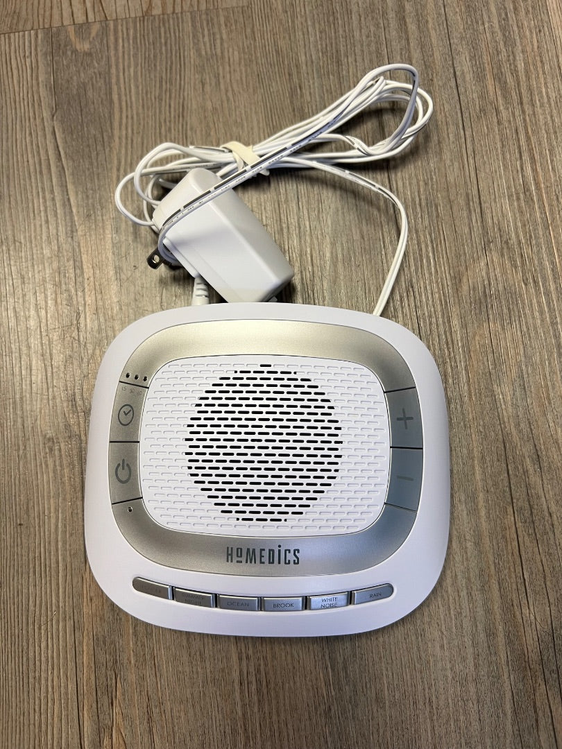 White Homedics Plug In Sound Machine