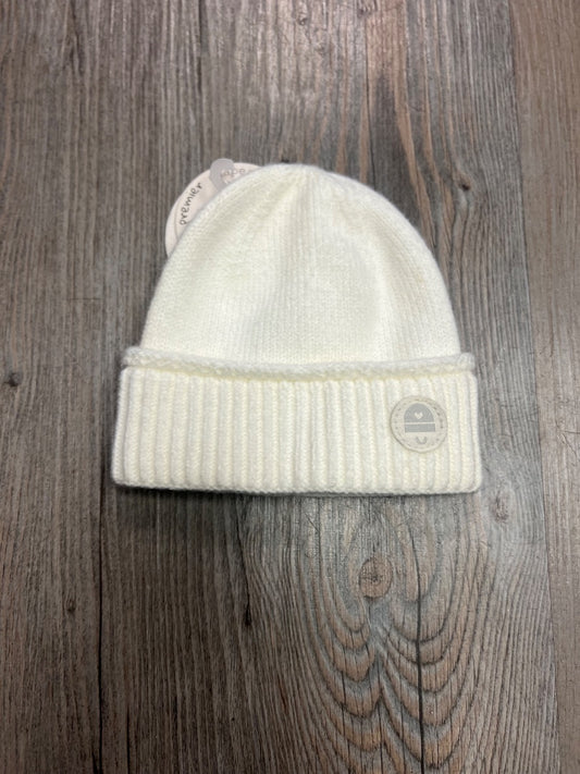 Cream My First Knit Hat 0-6M